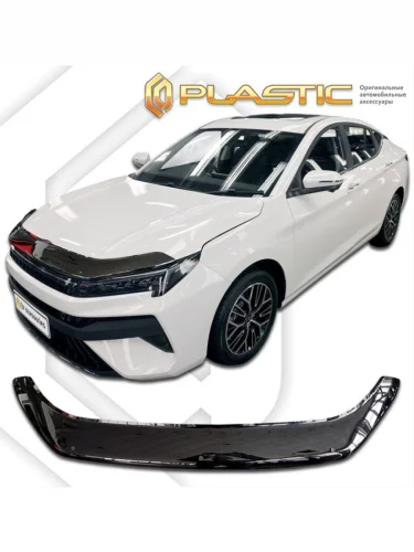 Дефлектор капота Classic черный Москвич 6 I поколение, лифтбек, рынок России 2023 - н.в.