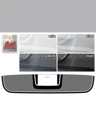 Ветровик люка (104 см.) Серия Art белая Toyota Land Cruiser 100 2002-2007