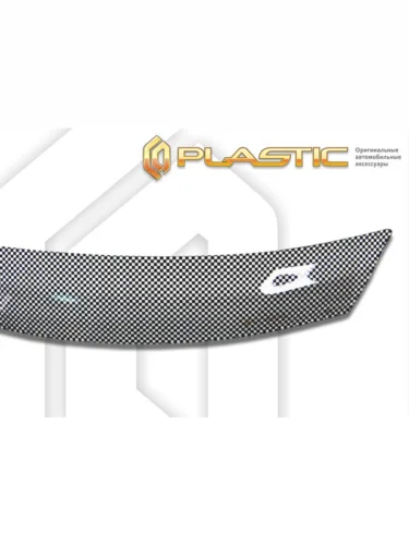 Дефлектор капота Шелкография черная Toyota Prius Right hand drive 2003-2011