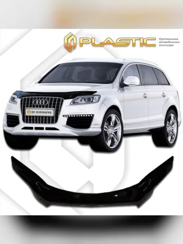 Дефлектор капота (exclusive) Classic черный Audi Q7  2005–2015