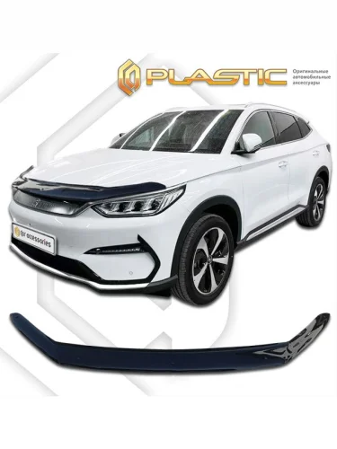 Дефлектор капота (exclusive) Classic черный BYD Song Plus I поколение, джип/suv 5 дв. 2023