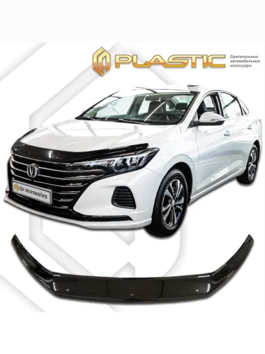 Дефлектор капота (exclusive) Classic черный Changan Eado Plus Cедан, I поколение 2019 - н. в.