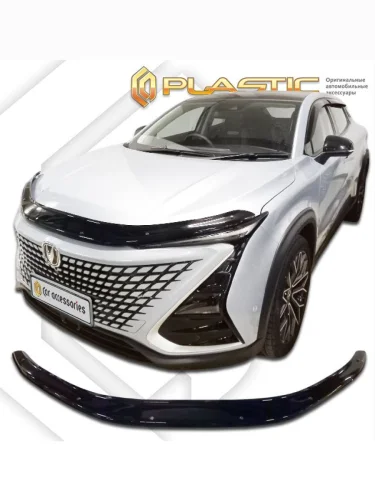 Дефлектор капота (exclusive) Classic черный Changan Uni-T  2023