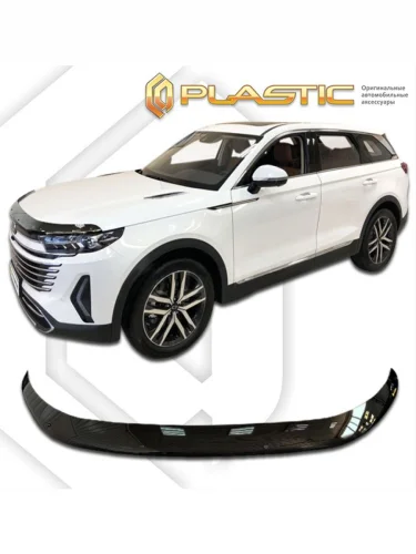 Дефлектор капота (exclusive) Classic черный FAW Bestune T99 I поколение рестайлинг, джип/suv 5 дв., рынок России   2022 - н.в.