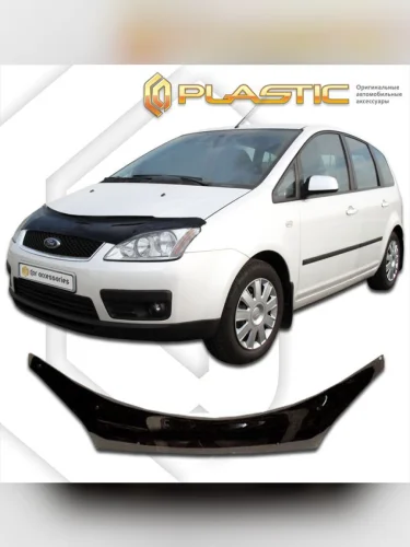 Дефлектор капота (exclusive) Classic черный Ford C-MAX  2003-2006