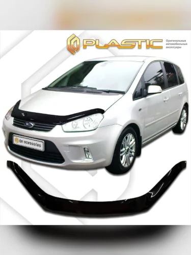 Дефлектор капота (exclusive) Classic черный Ford C-MAX  2007-2010