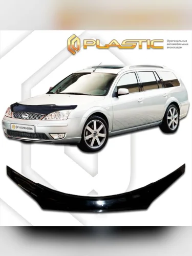 Дефлектор капота (exclusive) Classic черный Ford Mondeo универсал 2000-2007