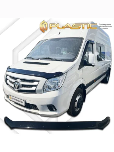 Дефлектор капота (exclusive) Classic черный Foton Toano I поколение, цельнометаллический фургон 2023 - н.в.