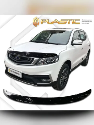 Дефлектор капота (exclusive) Classic черный Geely Emgrand X7  2018-н.в.