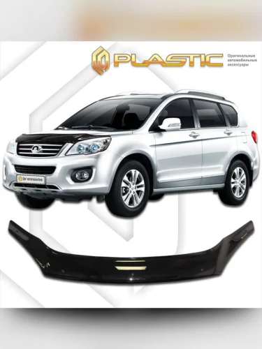 Дефлектор капота (exclusive) Classic черный Great Wall Hover H6  2011–н.в.