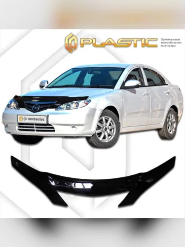 Дефлектор капота (exclusive) Classic черный Haima 3 2011-2013