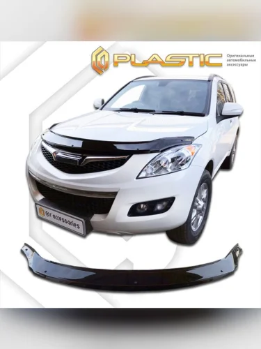 Дефлектор капота (exclusive) Classic черный Haval H5  2020–н.в. 