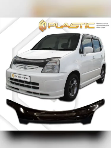 Дефлектор капота (exclusive) Classic черный Honda Capa  1998-2001