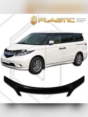 Дефлектор капота (exclusive) Classic черный Honda Elysion  2004-2006