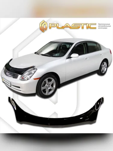 Дефлектор капота (exclusive) Classic черный Infiniti G-class  2001