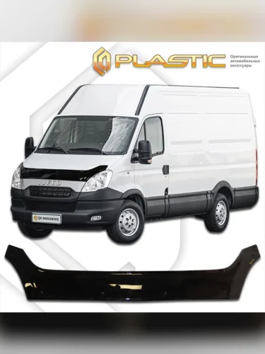 Дефлектор капота (exclusive) Classic черный Iveco Daily  2011-2014
