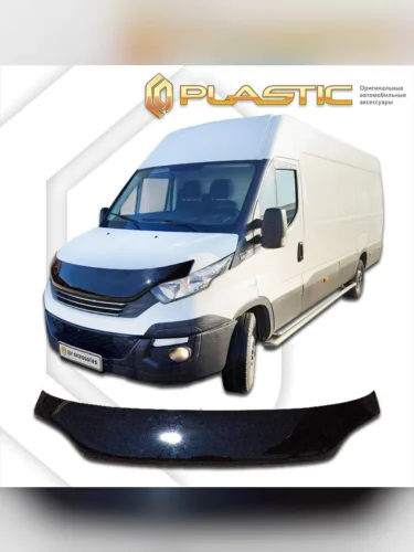 Дефлектор капота (exclusive) Classic черный Iveco Daily  2015–н.в.  