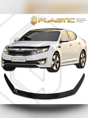 Дефлектор капота (exclusive) Classic черный Kia Optima  2010–2016