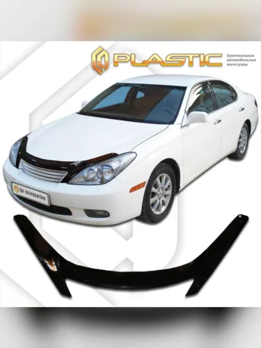 Дефлектор капота (exclusive) Classic черный Lexus ES 300 2001-2006