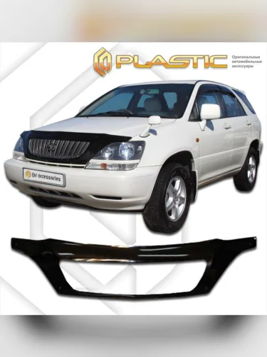 Дефлектор капота (exclusive) Classic черный Lexus RX  1997-2002