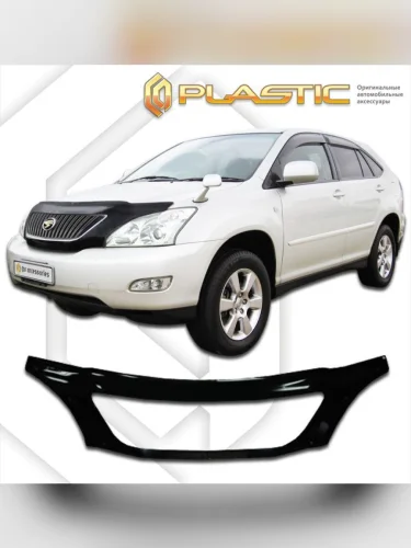 Дефлектор капота (exclusive) Classic черный Lexus RX  2003-2009