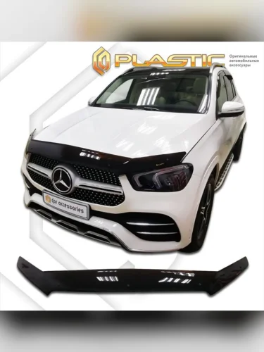 Дефлектор капота (exclusive) Classic черный Mercedes-Benz GLE  2018–н.в. 