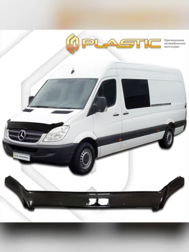 Дефлектор капота (exclusive) Classic черный Mercedes-Benz Sprinter  2007-2013