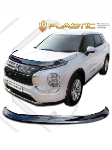 Дефлектор капота (exclusive) Classic черный Mitsubishi Outlander IV поколение, джип/suv 5 дв. 2021 - н.в.