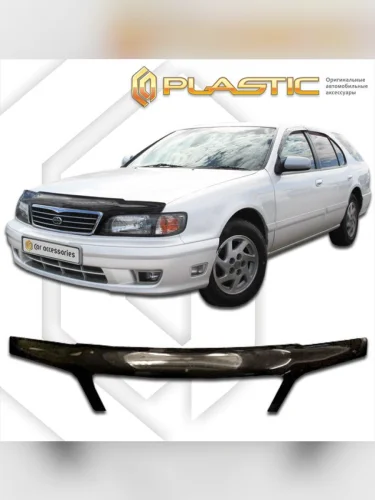 Дефлектор капота (exclusive) Classic черный Nissan Cefiro  1994-1998