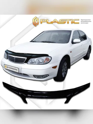Дефлектор капота (exclusive) Classic черный Nissan Maxima  1998-2003