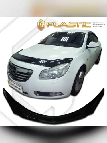 Дефлектор капота (exclusive) Classic черный Opel Insignia  2011