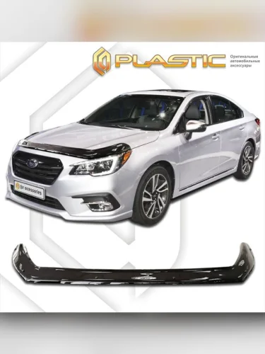 Дефлектор капота (exclusive) Classic черный Subaru Legacy 6 поколение 2017-–н.в. 