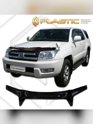 Дефлектор капота (exclusive) Classic черный Toyota 4Runner  2002-2005