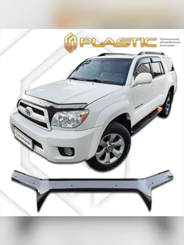 Дефлектор капота (exclusive) Classic черный Toyota 4Runner  2005-2009