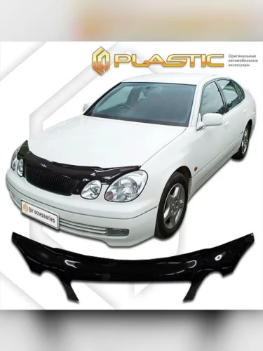 Дефлектор капота (exclusive) Classic черный Toyota Aristo  1997-2004