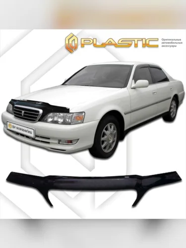 Дефлектор капота (exclusive) Classic черный Toyota Cresta  1999-2001