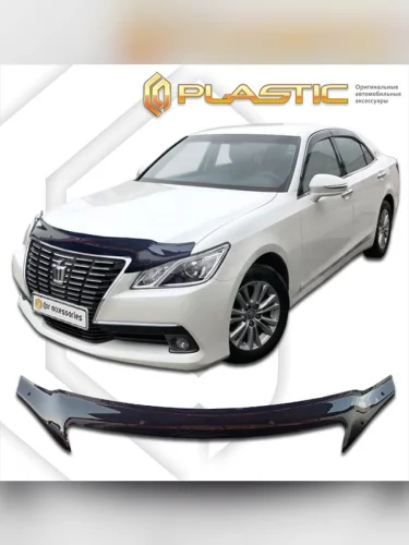 Дефлектор капота (exclusive) Classic черный Toyota Crown Royal Saloon 2012-2015