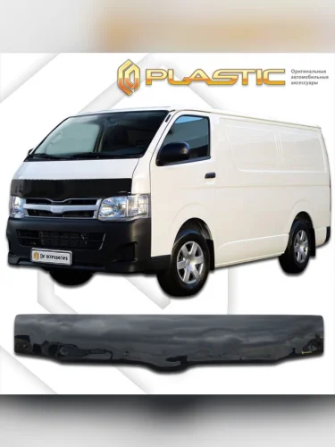 Дефлектор капота (exclusive) Classic черный Toyota Hiace Правый Руль 2004–н.в. 