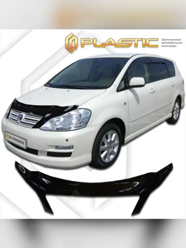 Дефлектор капота (exclusive) Classic черный Toyota Ipsum  2004-2009