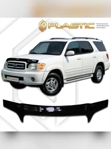 Дефлектор капота (exclusive) Classic черный Toyota Sequoia  2000-2004