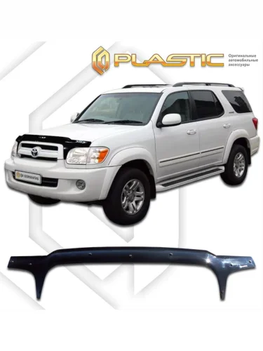 Дефлектор капота (exclusive) Classic черный Toyota Sequoia  2004-2007