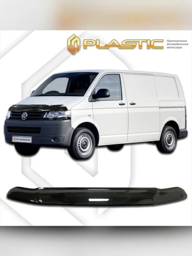 Дефлектор капота (exclusive) Classic черный Volkswagen Caravelle  2010–2015 