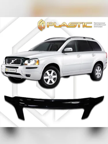 Дефлектор капота (exclusive) Classic черный Volvo XC90 Jeep/SUV 5 doors 2004-2014