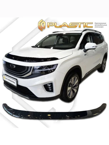 Дефлектор капота Classic полупрозрачный Geely Okavango I поколение, джип/suv 5 дв., рынок РФ, рынок Юго-Восточной Азии 2021 - н.в.