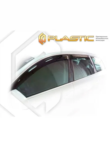 Ветровики дверей Classic полупрозрачный Audi A6 универсал 2005-2011
