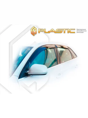 Ветровики дверей Classic полупрозрачный Audi Q5  2008–2012