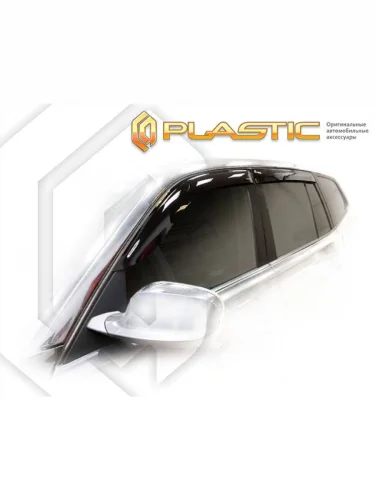 Ветровики дверей Classic полупрозрачный BMW X3  2003-2010