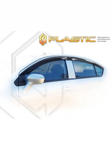 Ветровики дверей Classic полупрозрачный Brilliance H230 хэтчбэк 2015–н.в.