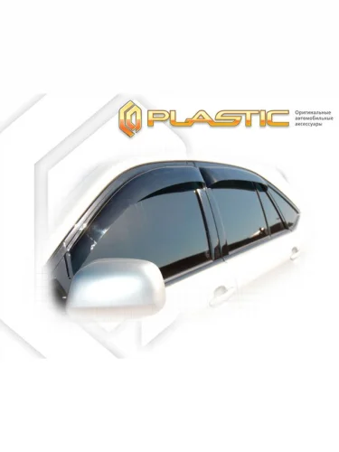 Ветровики дверей Classic полупрозрачный BYD S6  2011–н.в.