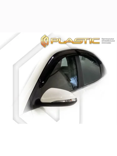 Ветровики дверей Classic полупрозрачный Changan Alsvin III поколение, седан, рынок РФ 2018 - н.в.